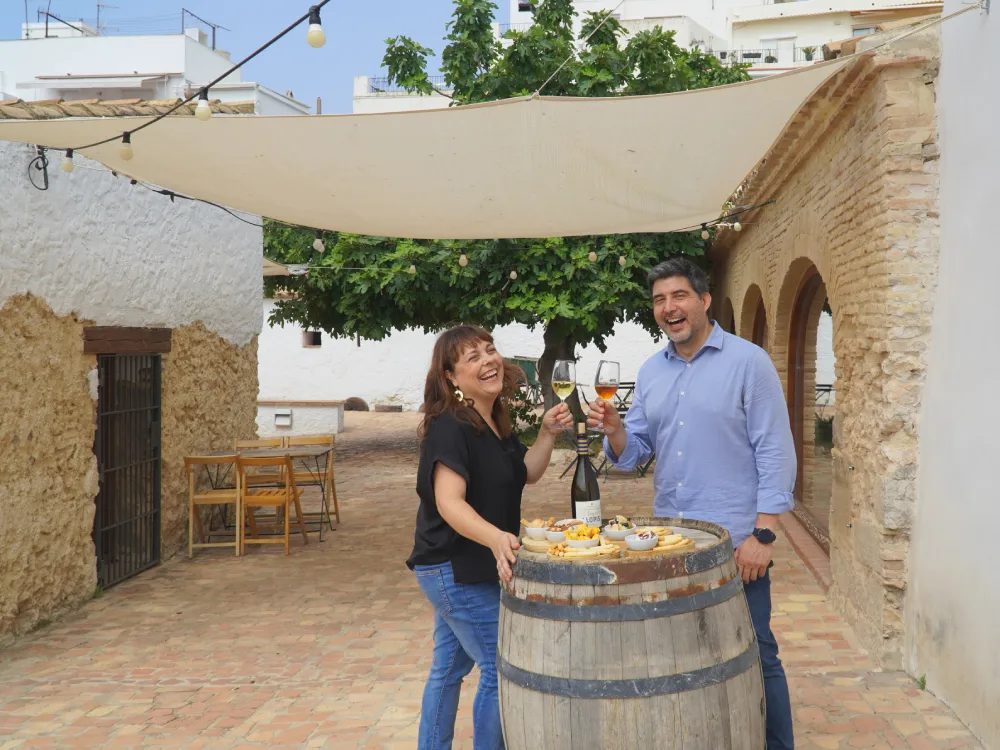 El bar de vins del CIM es troba al Corral de la Vila.