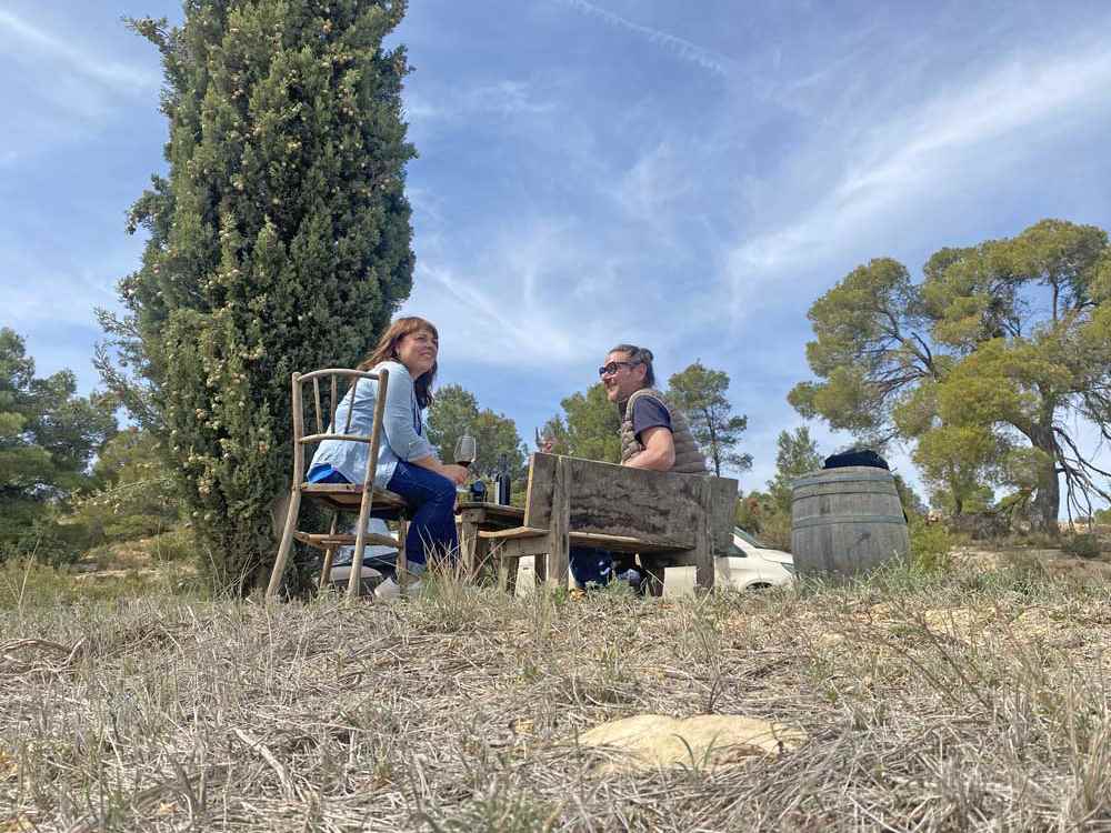 La cura de la vinya és molt important pel celler Altavins a la Terra Alta