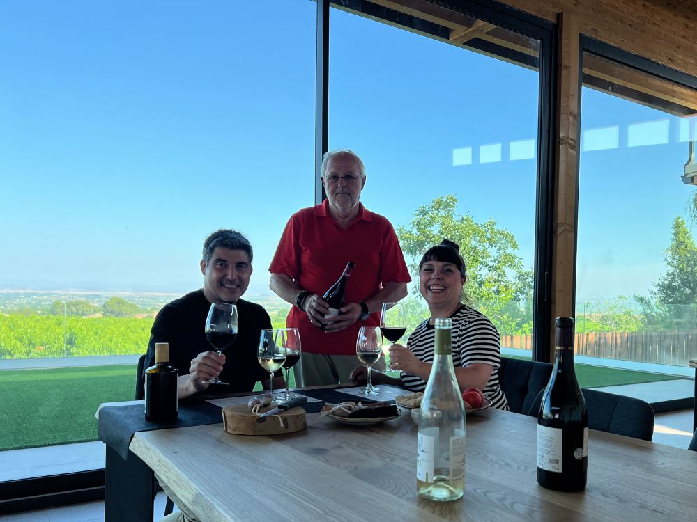 Visita al celler Sanui de Lleida amb el seu enòleg Pere Escudé