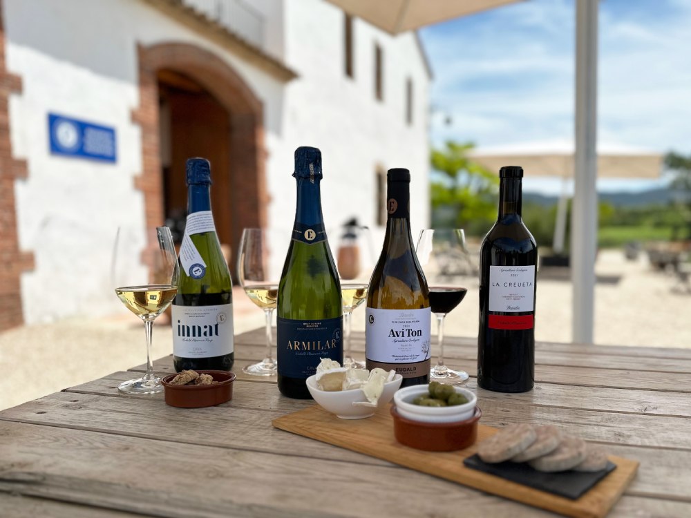 Les visites a Eudald Massana al Penedès acaben amb un tast dels seus vins i caves