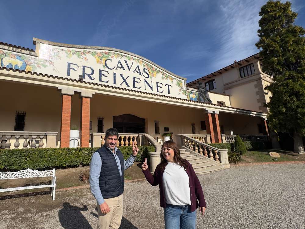 Visita a les caves Freixenet de Sant Sadurní d'Anoia.