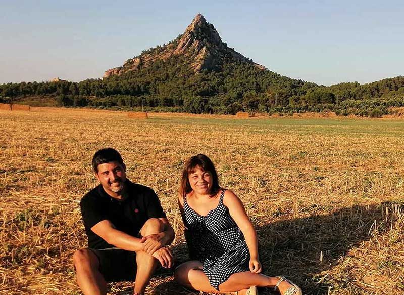 Paisatge típic de la Terra Alta a Horta de Sant Joan