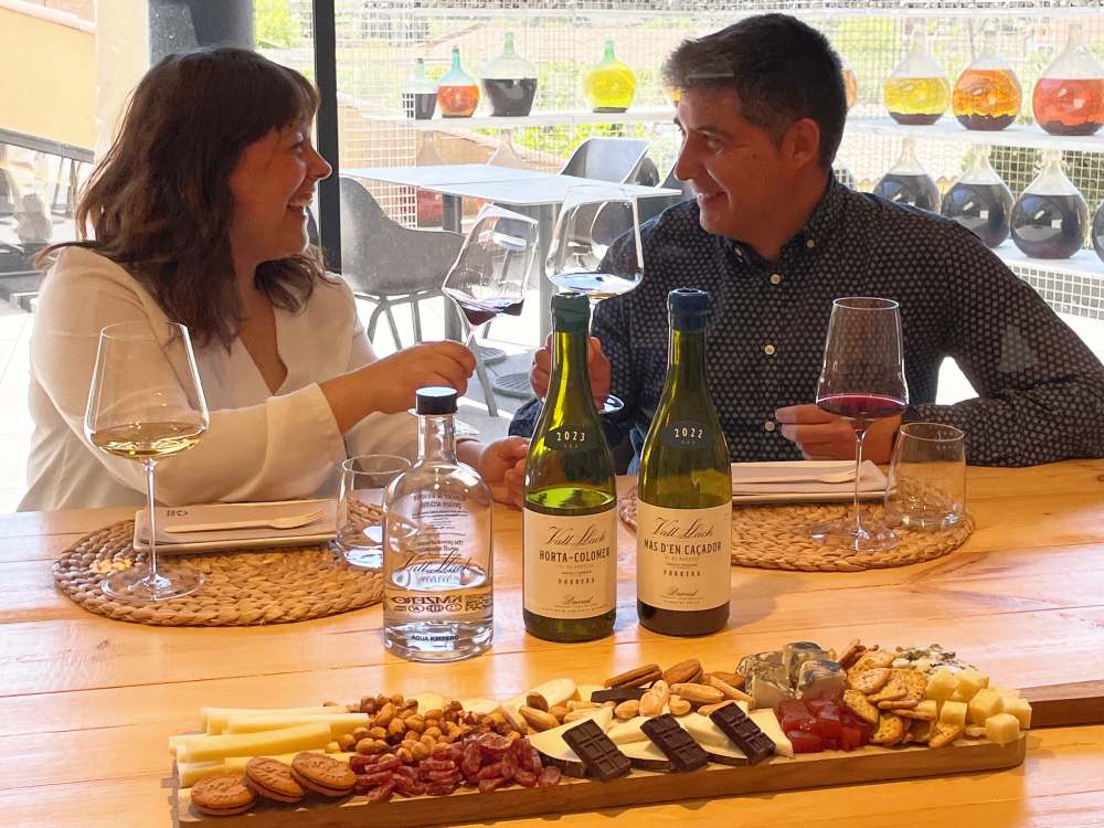 Tast de vins al celler Vall Llach al Priorat