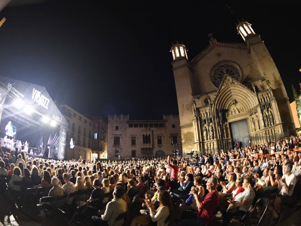 Escenari del Vijazz al centre de Vilafranca