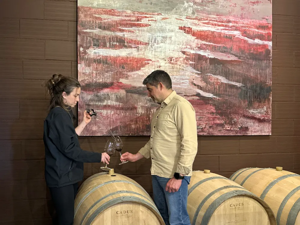 Visita al celler Clos de Basella amb enòloga